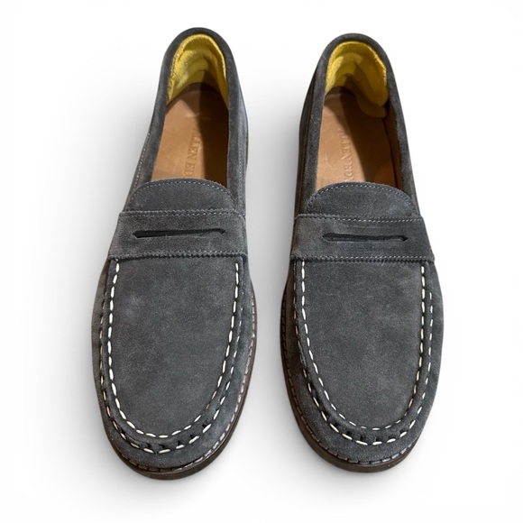 EUC - Allen Edmonds Dylan Penny Loafer - Grey Suede Size 9.5D - Picture 3 of 4